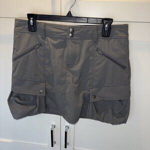 ATHLETA Sweet Sport Women’s Gray Cargo Skirt Tennis Golf Size 6